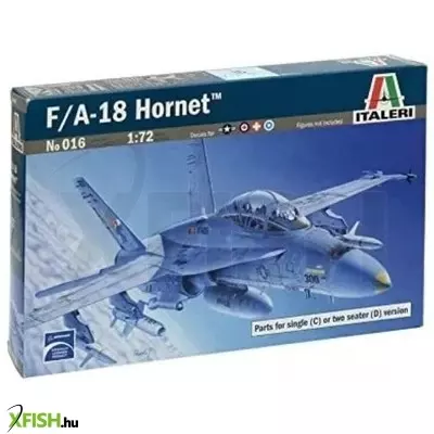 Italeri: F/A-18 Hornet harcászati vadászbombázó repülőgép makett, 1:72
