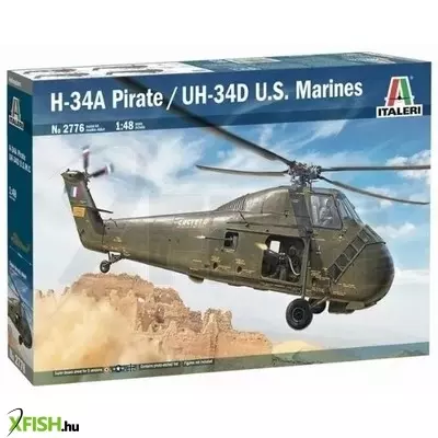 Italeri: HUS-1 Seahorse UH-34D helikopter makett, 1:48