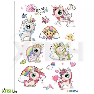 Herma: Elvarázsolt unikornis matricacsomag