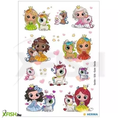 herma: hercegnők és unikornisok matricacsomag