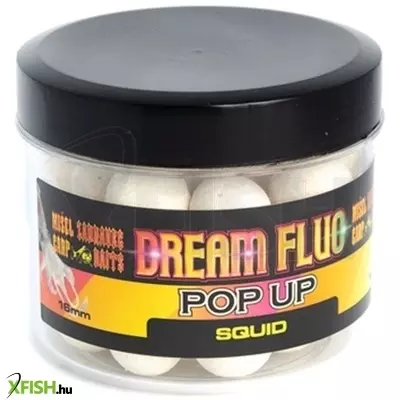 Zadravec Dream Fluo Pop-Up bojli Squid-White (Tintahal-Fehér) 16 mm 60 g