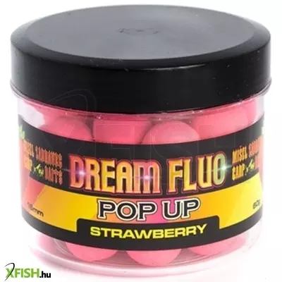 Zadravec Dream Fluo Pop-Up bojli Strawberry-Pink (Eper-Rózsaszín) 16 mm 60 g