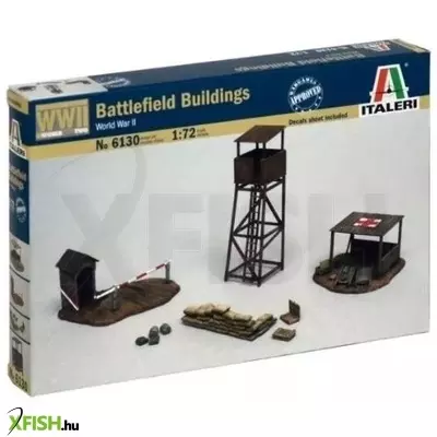 Italeri: Csatatéri épületek makett, 1:72