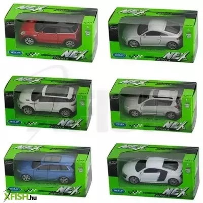 Welly: Fém kisautó szortiment 1:34