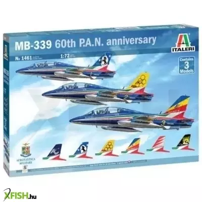 Italeri: MB 339 PAN 60. évforduló vadászbombázó makett, 1:72