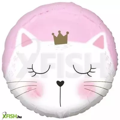 Cica hercegnő fólia lufi - 36 cm