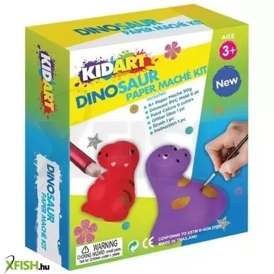 Kid Art: Papírmasé készlet - Dinók