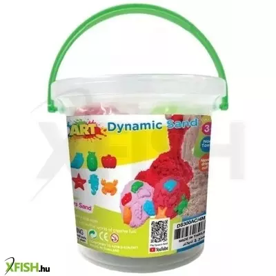 Kid Art: Kinetikus homok vödörben, 4 db formával - többféle