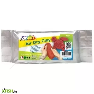 Kid Art: Levegőn száradó gyurma, 250 g - piros