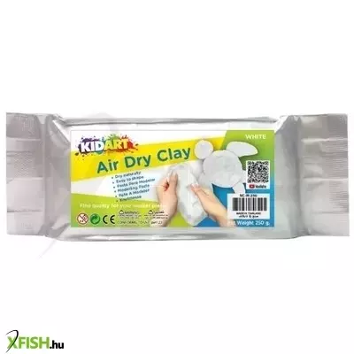Kid Art: Levegőn száradó gyurma, 250 g - fehér
