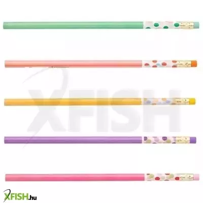 Bensia: Pöttyös HB grafitceruza radírral - többféle