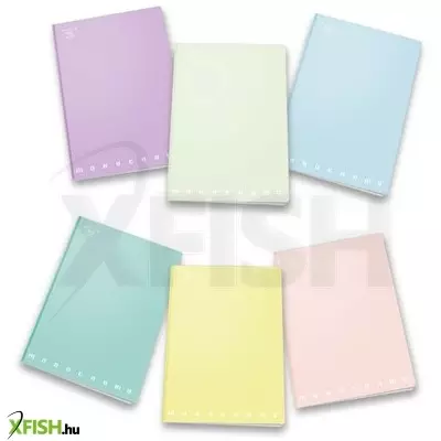 Pigna: Monocromo Pastel négyzetrácsos füzet, A4 - többféle