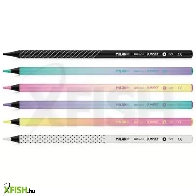 Milan: Sunset színes ceruza - 6 db-os