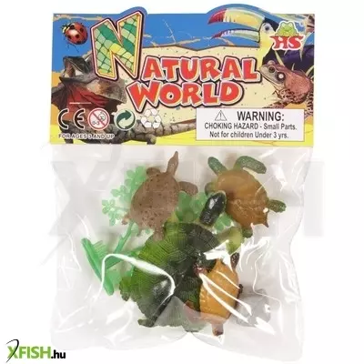 hang shun teknősbéka 4 darabos készlet kiegészítőkkel