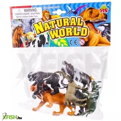 Hang shun műanyag vadállat 6 darabos készlet