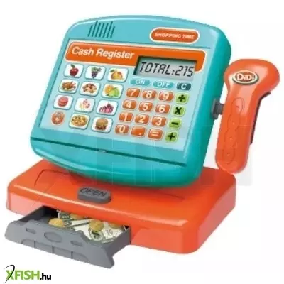 elektronikus pénztárgép - kék-narancs