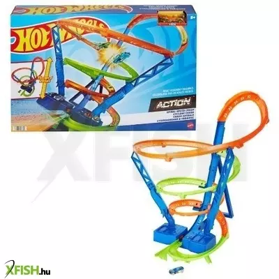 Hot Wheels: Szédületes ciklon játékszett