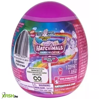 Hatchimals: Rainbowcation szivárvány család meglepetés tojás