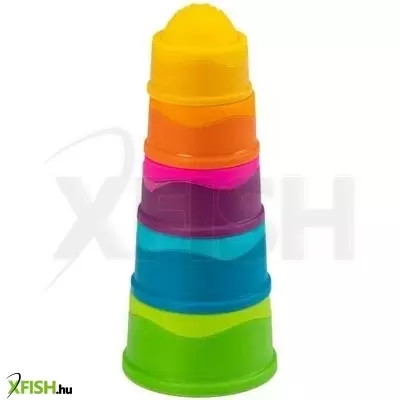 fat brain toys: puha toronyépítő bébijáték