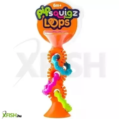 fat brain toys: rágható csörgő fogaskerekekkel - narancssárga