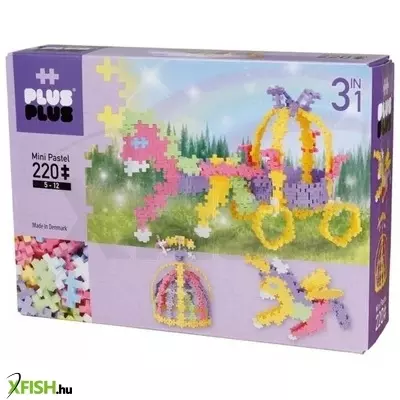 Plus-Plus: Pasztell tündérmese szett, 3 az 1-ben
