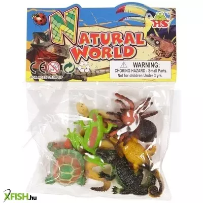 Hang shun hüllő 6 darabos készlet - 7 cm