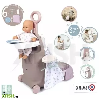 Baby Nurse: 3 az1-ben babacenter húzós bőröndben