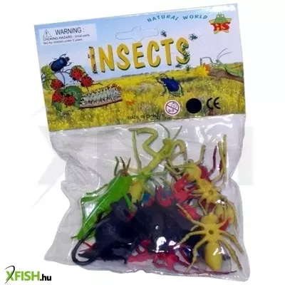 Hang shun műanyag rovarok csomagban