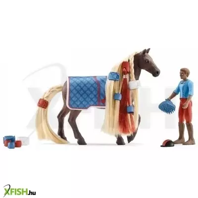 Schleich Horse Club: Kezdő készlet - Leo és Rocky 42586
