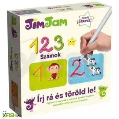 jimjam: írj rá és töröld le! - számok