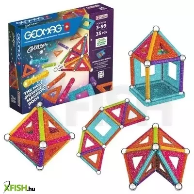 Geomag Glitter Panels: 35 db-os készlet