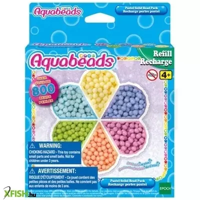 AquaBeads: Pasztell gyöngy utántöltő készlet