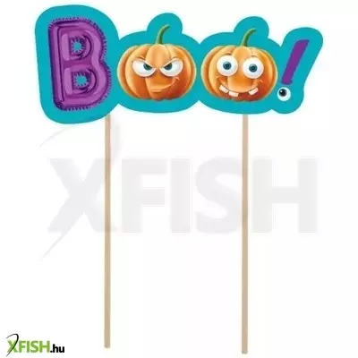 Boo! Halloween tortadísz