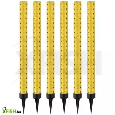 Arany színű tortatűzijáték, 18 cm - 6 db