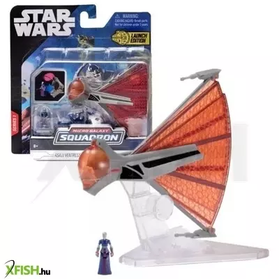 Star Wars: Ginivex-osztályú vadászgép és Asajj Ventress figura