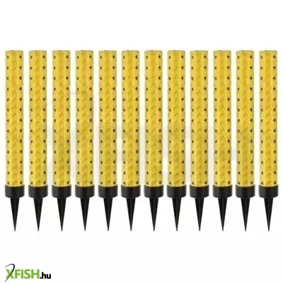 Aranyszínű torta tűzijáték, 12 cm - 12 db-os csomag
