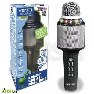 Bontempi: Vezeték nélküli karaoke mikrofon - fekete