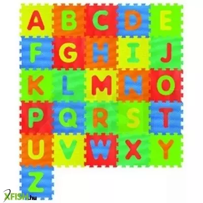 ABC színes szivacs puzzle - óriás csomag, 26 db-os