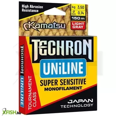 Kamatsu Techron Uniline Monofil Horgász Zsinór 150m 0.183mm 4.95Kg