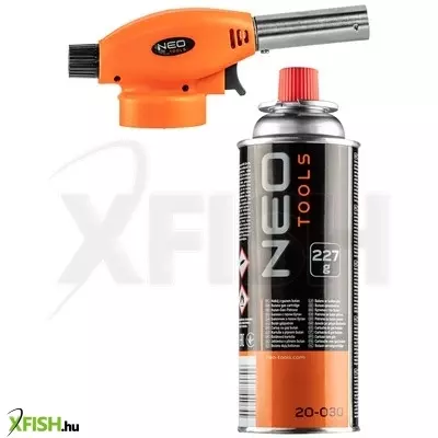 Neotools gázforrasztó készlet, fej+ eldobható palack (en 417, 227g)