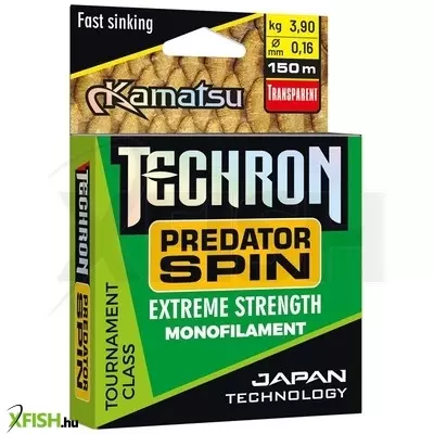 Kamatsu Techron Predator Spin Pergető Zsinór 150m 0.183mm 4.95Kg
