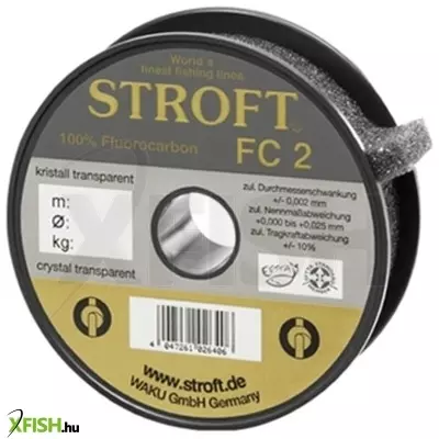 Stroft Fc 2 Fluorocarbon Horgász Zsinór 0,09Mm/100M 1,00Kg