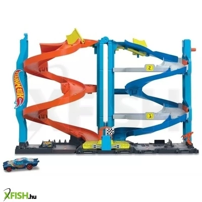 hot wheels city: 2 az 1-ben versenytorony pályaszett