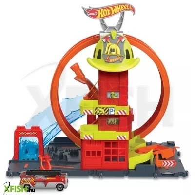 Hot Wheels City: Tűzoltóállomás pályaszett