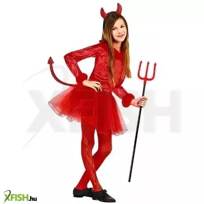 Flitteres ördöglány jelmez - 140 cm