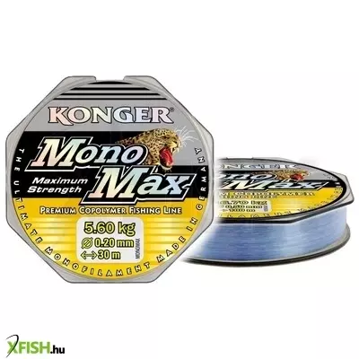 Konger Monomax Monofil Előkezsinór 30m 0,18mm 4,7Kg