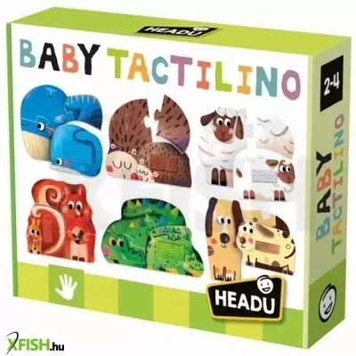 Headu: Taktilis fejlesztő illesztőjáték kicsiknek - Állatok és kicsinyeik