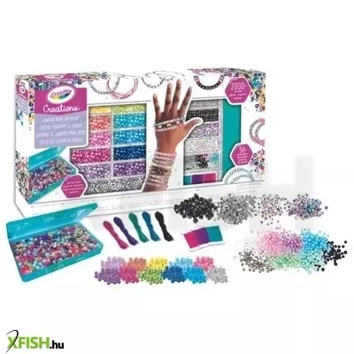 Crayola Creations: Gyöngyfűző szett 2000 db gyönggyel
