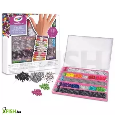 Crayola Creations: Betűfűző szett 800 db gyönggyel
