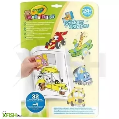 Crayola Mini Kids: Matricás foglalkoztató - Járgányok